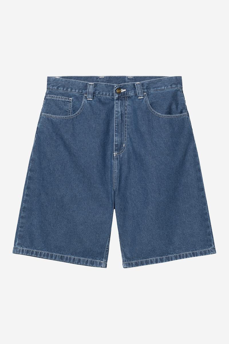 Carhartt Brandon Short - Blue, Stone washed
