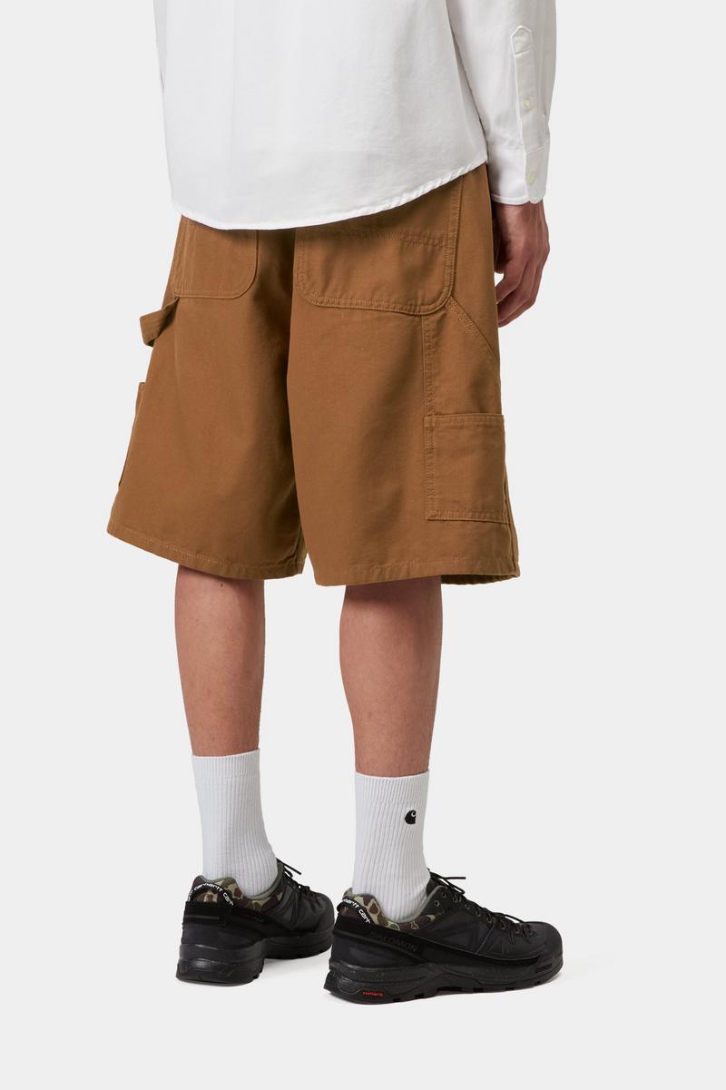 Carhartt Double Knee Short - Hamilton Brown, Rinsed