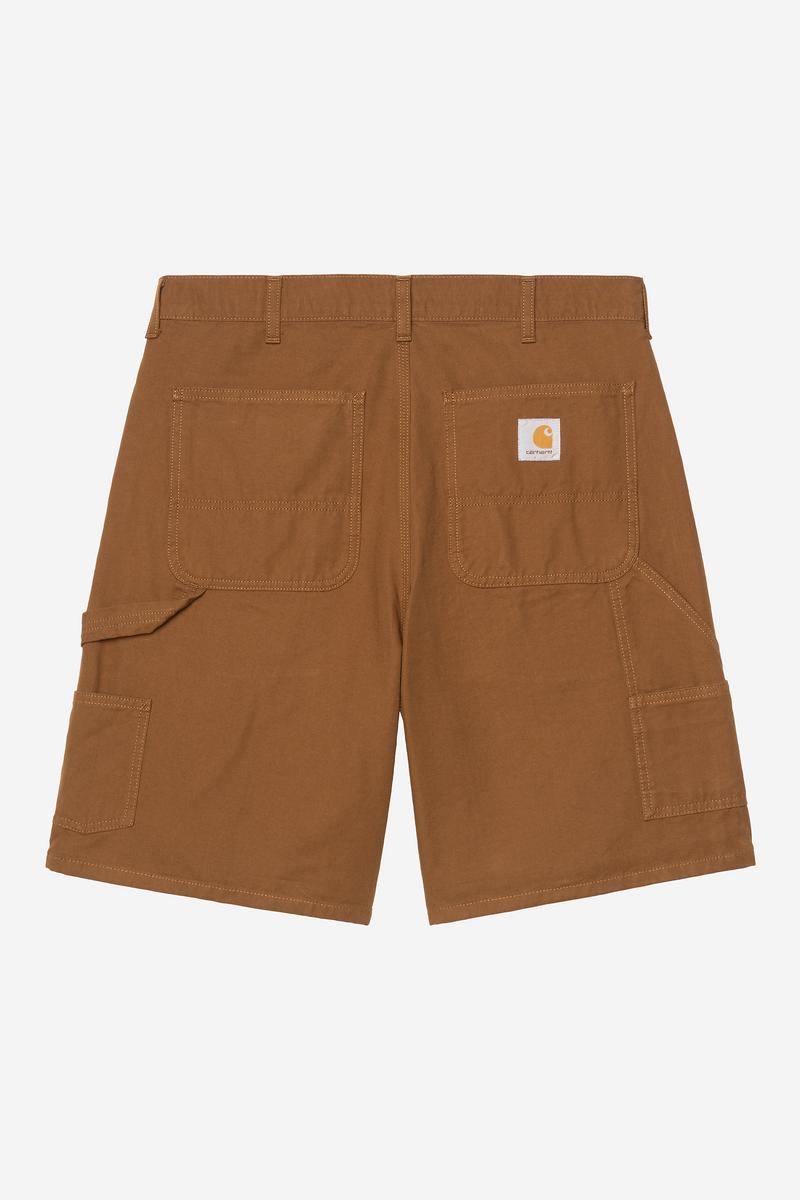 Carhartt Double Knee Short - Hamilton Brown, Rinsed