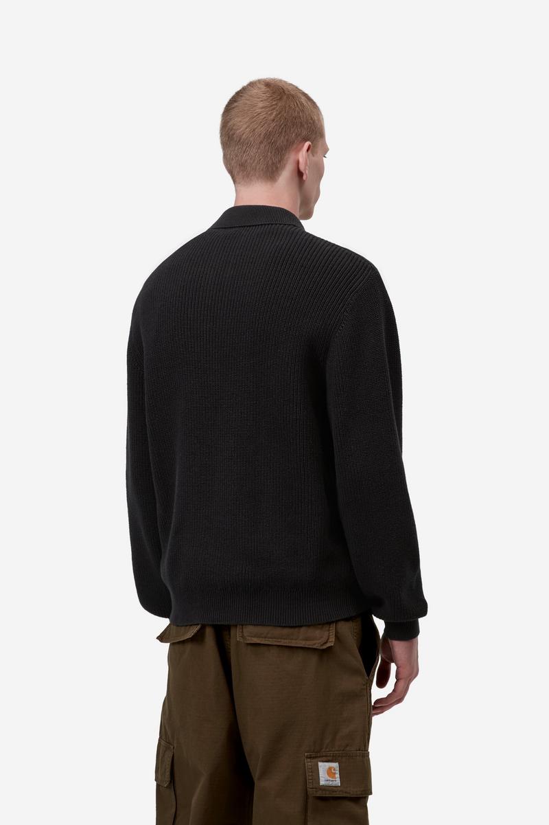 Carhartt L/S Miles Polo - Black
