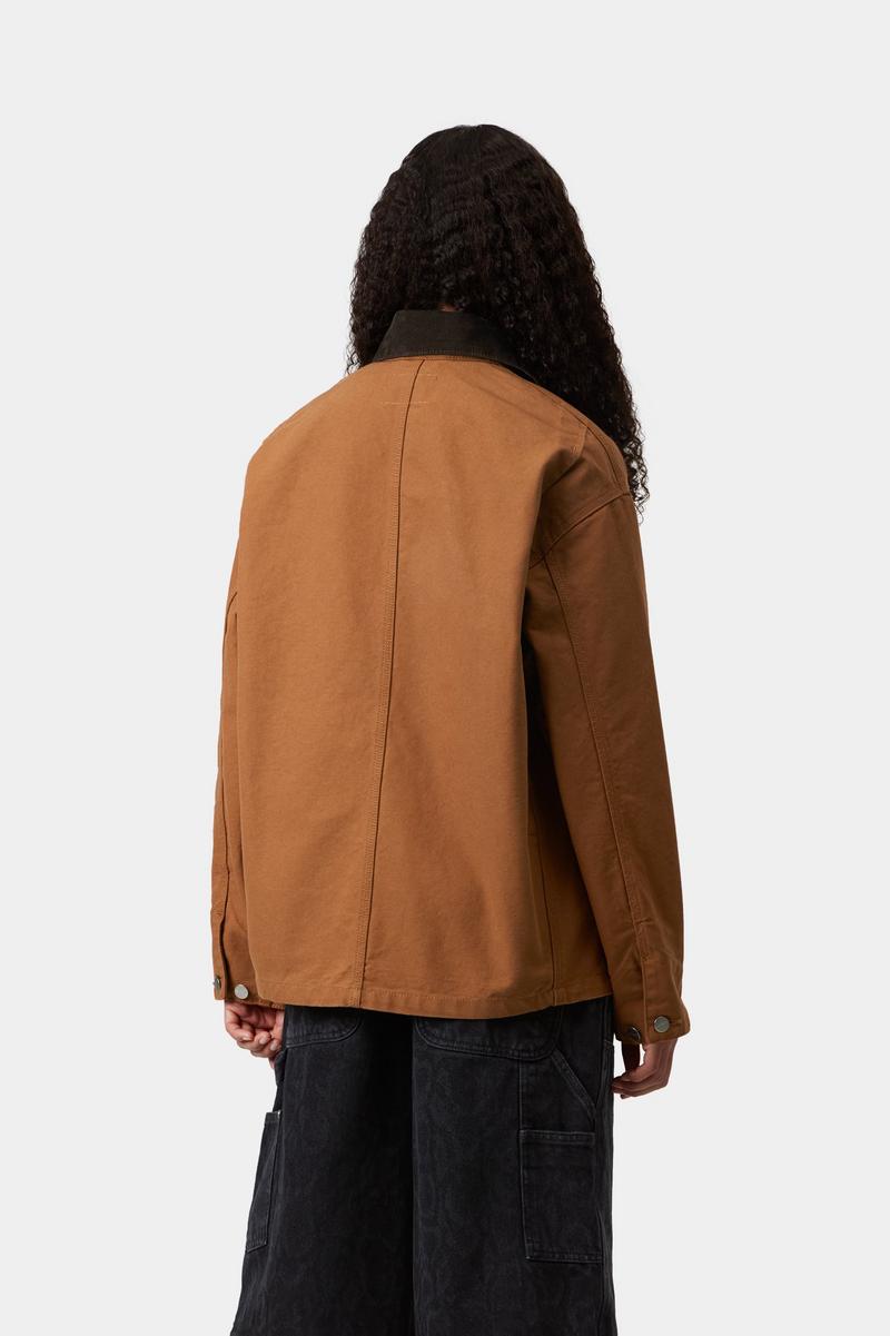 Carhartt OG Michigan Coat (Summer) - Hamilton Brown / Tobacco, Rinsed