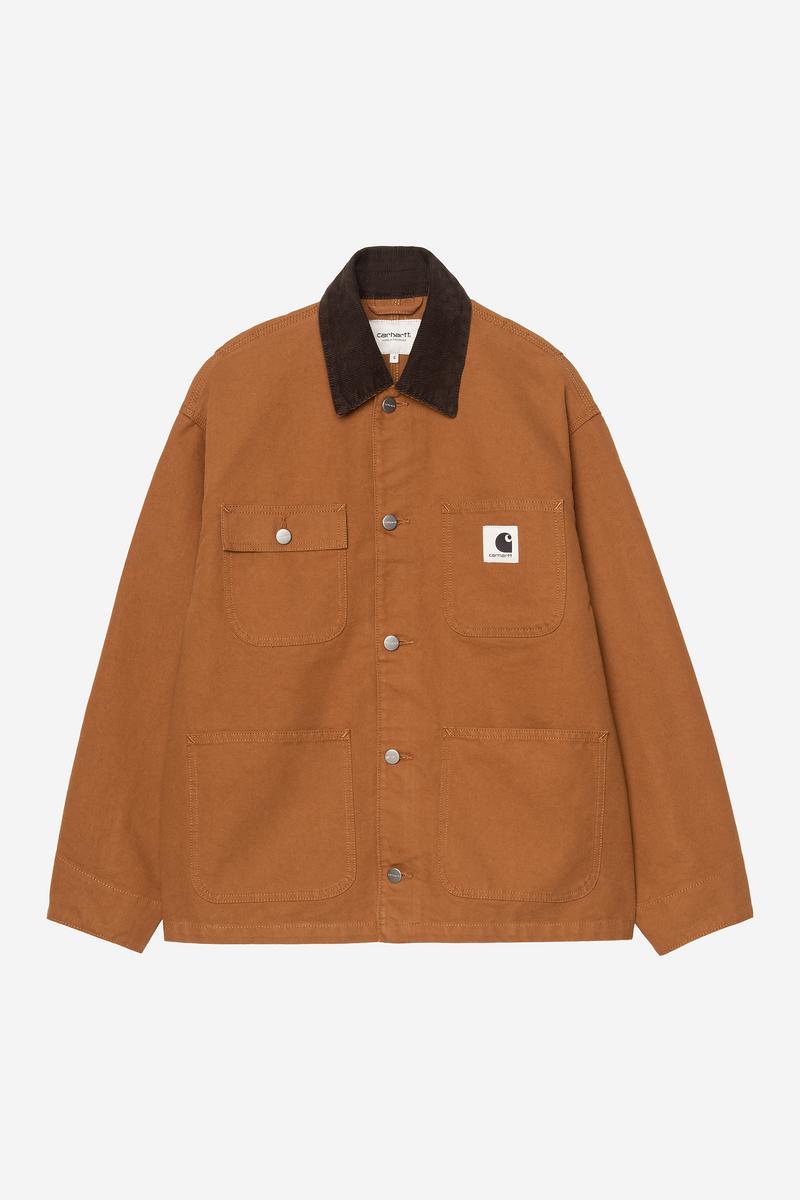 Carhartt OG Michigan Coat (Summer) - Hamilton Brown / Tobacco, Rinsed