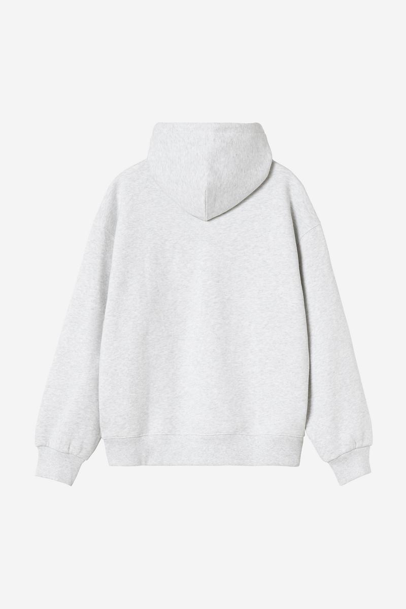 Carhartt Hooded Bumper Sticker Sweatshirt - Ash Heather