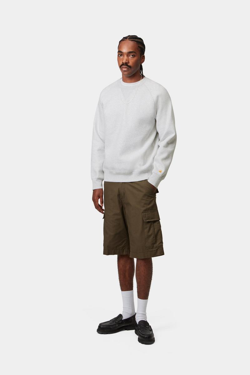 Carhartt Chase Sweatshirt - Ash Heather / Gold