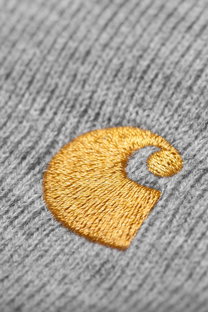 Carhartt Chase Beanie - Grey Heather / Gold