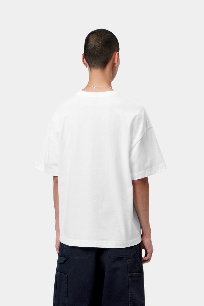 Carhartt S/S Signature Script T-Shirt - White / Black