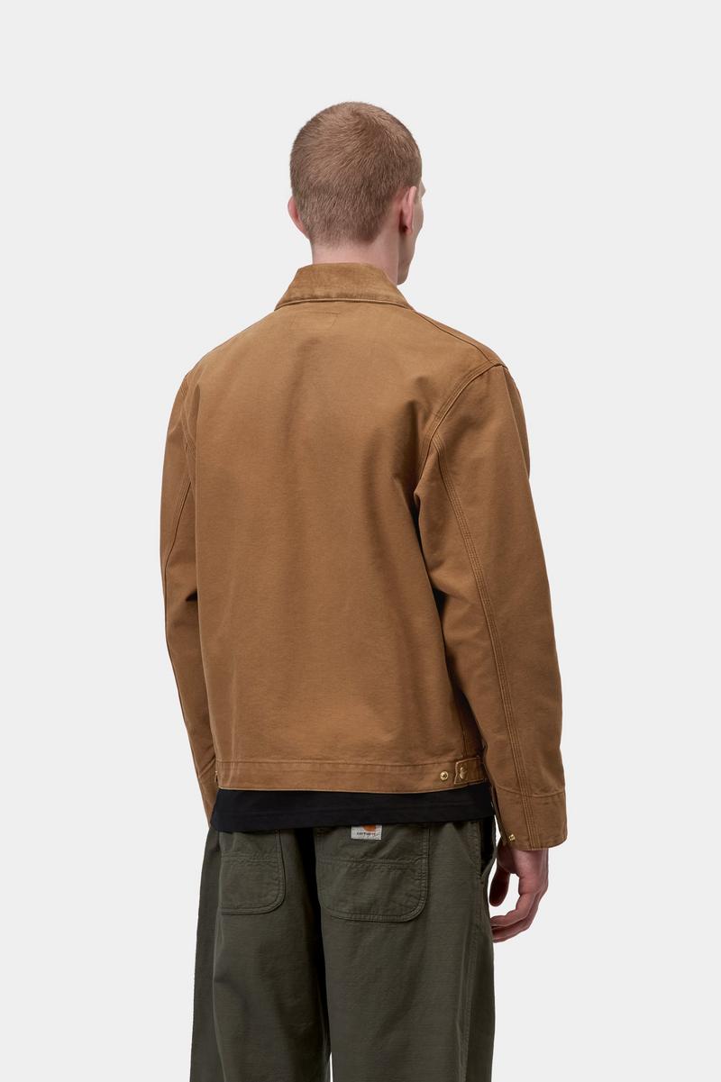 Carhartt Detroit Jacket - Hamilton Brown / Hamilton Brown, Stone canvas