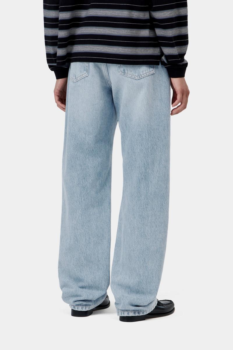 Carhartt Noxon Pant - Blue, Heavy worn bleached