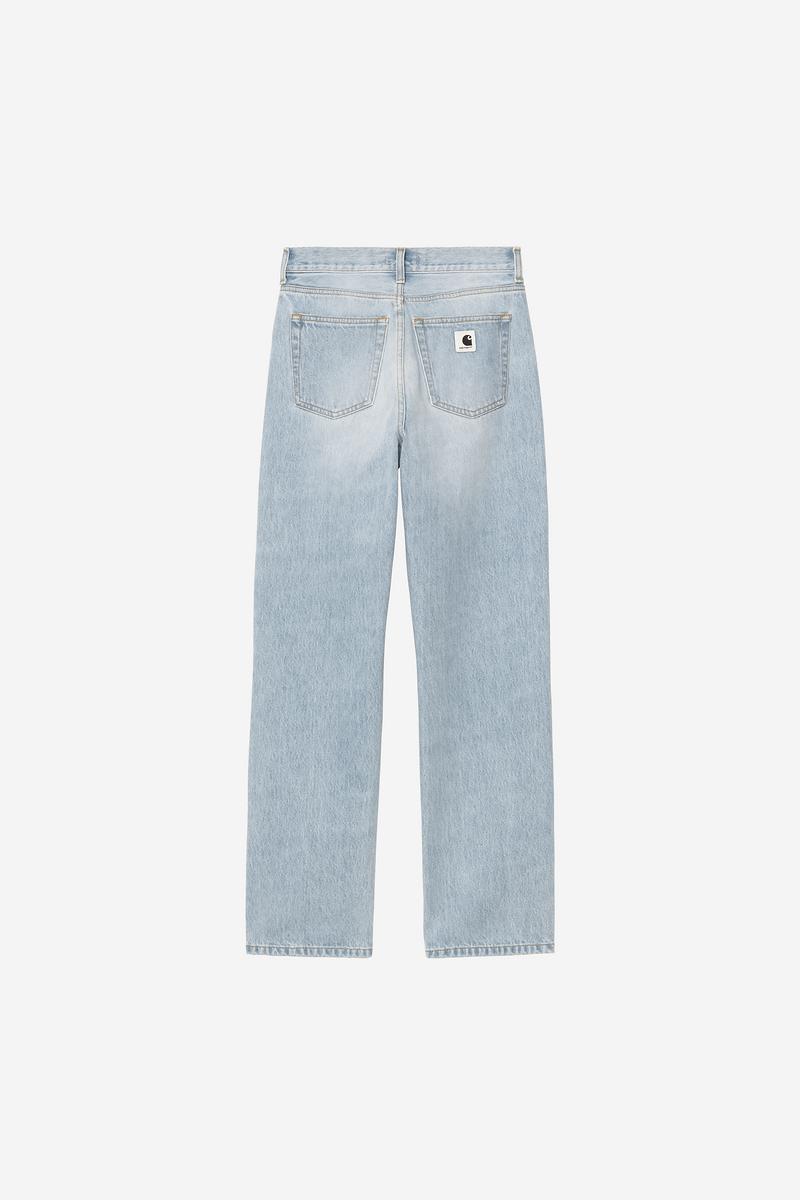 Carhartt Noxon Pant - Blue, Heavy worn bleached
