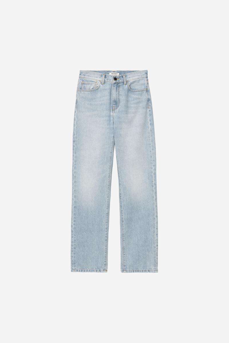 Carhartt Noxon Pant - Blue, Heavy worn bleached
