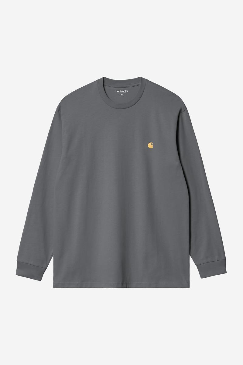 Carhartt L/S Chase T-Shirt - Styx / Gold