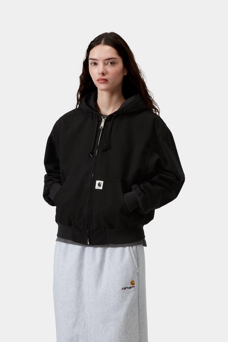Carhartt OG Active Jacket - Black, Rinsed