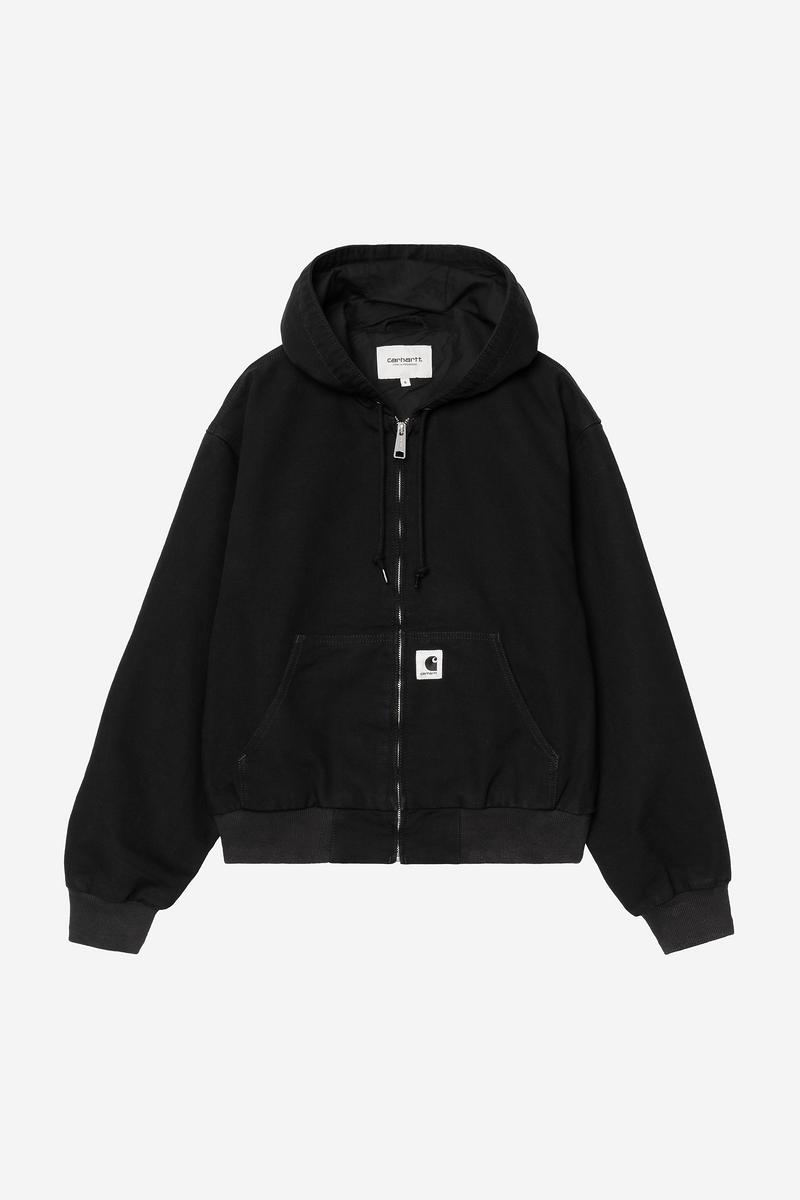 Carhartt OG Active Jacket - Black, Rinsed