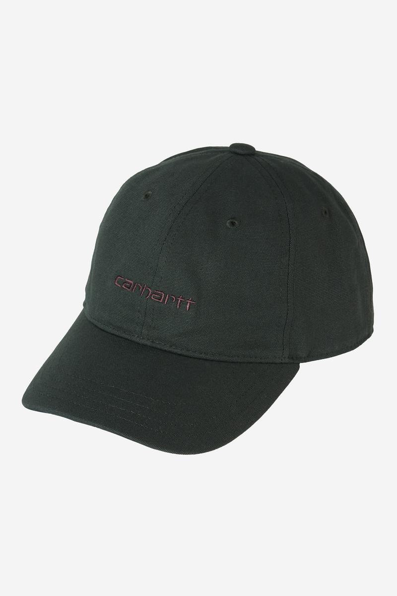 Carhartt Canvas Script Cap - Dark Scarab / Palisander