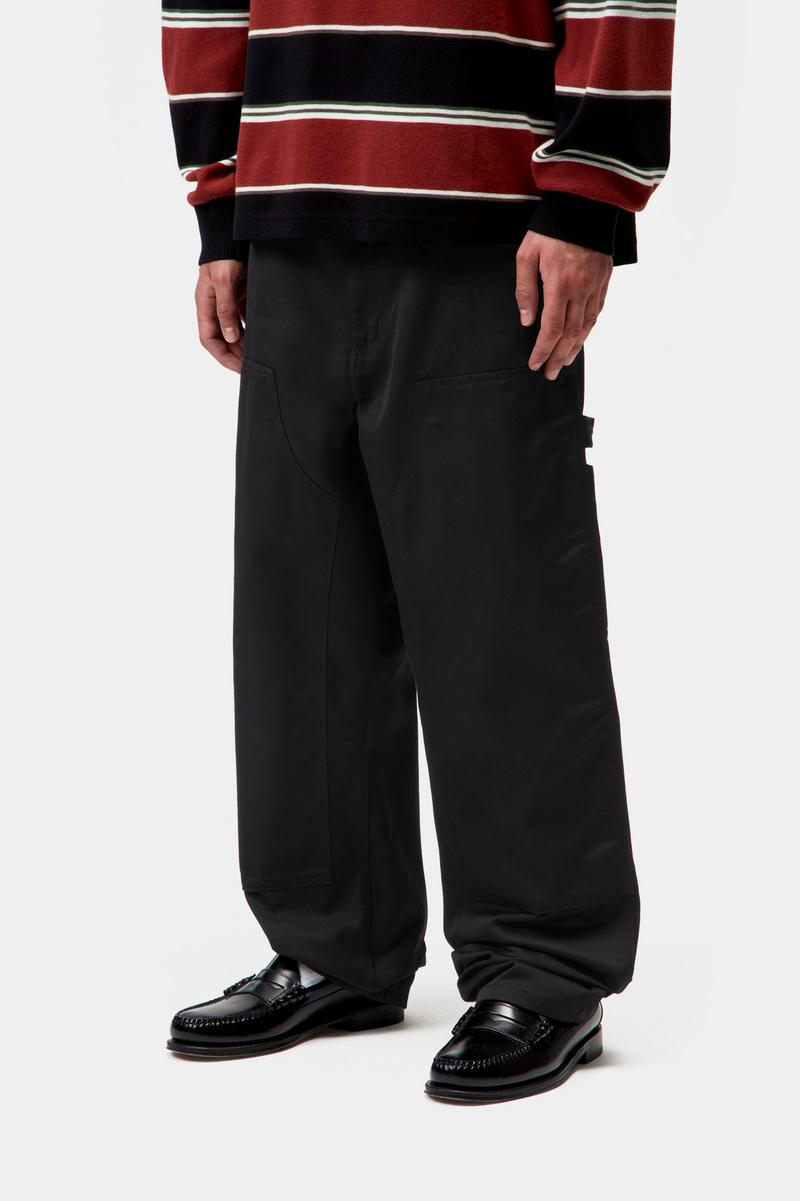 Carhartt Double Knee Pant - Black, Rinsed