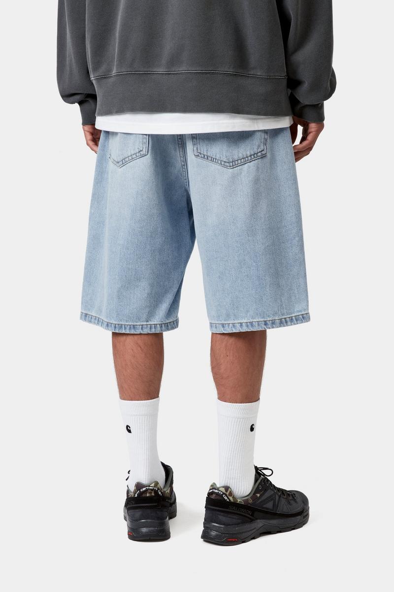 Carhartt Landon Short - Blue, Heavy worn bleached
