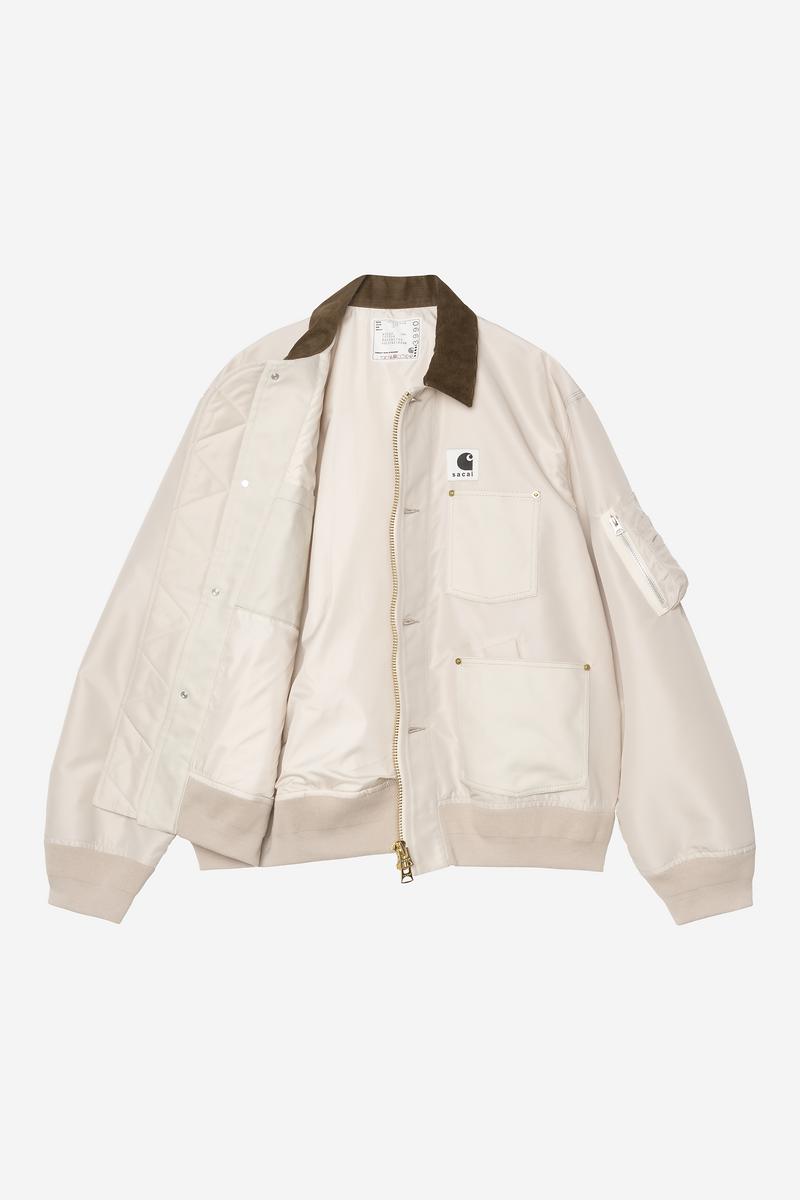 Carhartt sacai x Carhartt WIP Nylon Twill Duck Blouson - Sacai Ivory