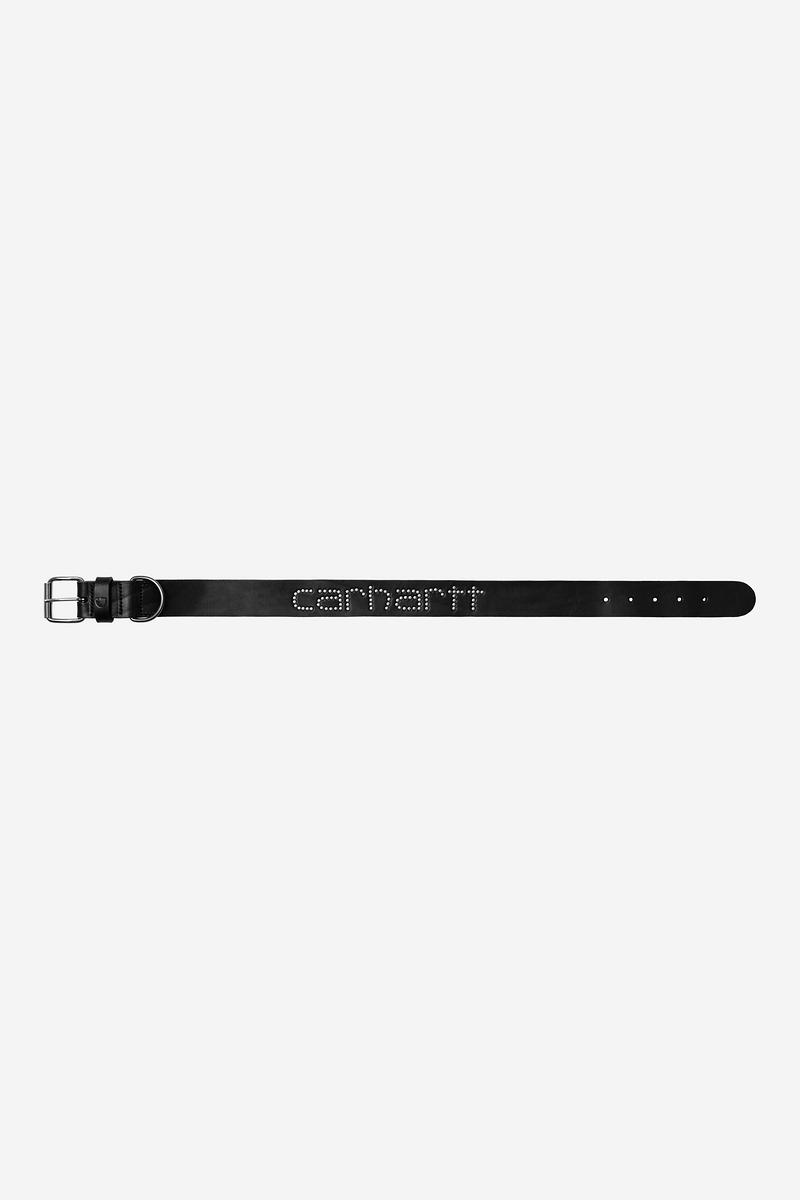 Carhartt Script Studs Dog Collar - Black - M/L
