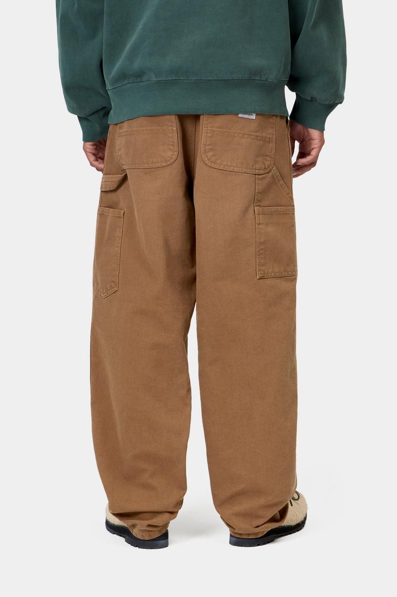 Carhartt Single Knee Pant - WIP H Brown, Stone canvas