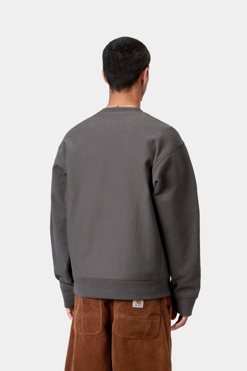 Carhartt American Script Sweatshirt - Graphite