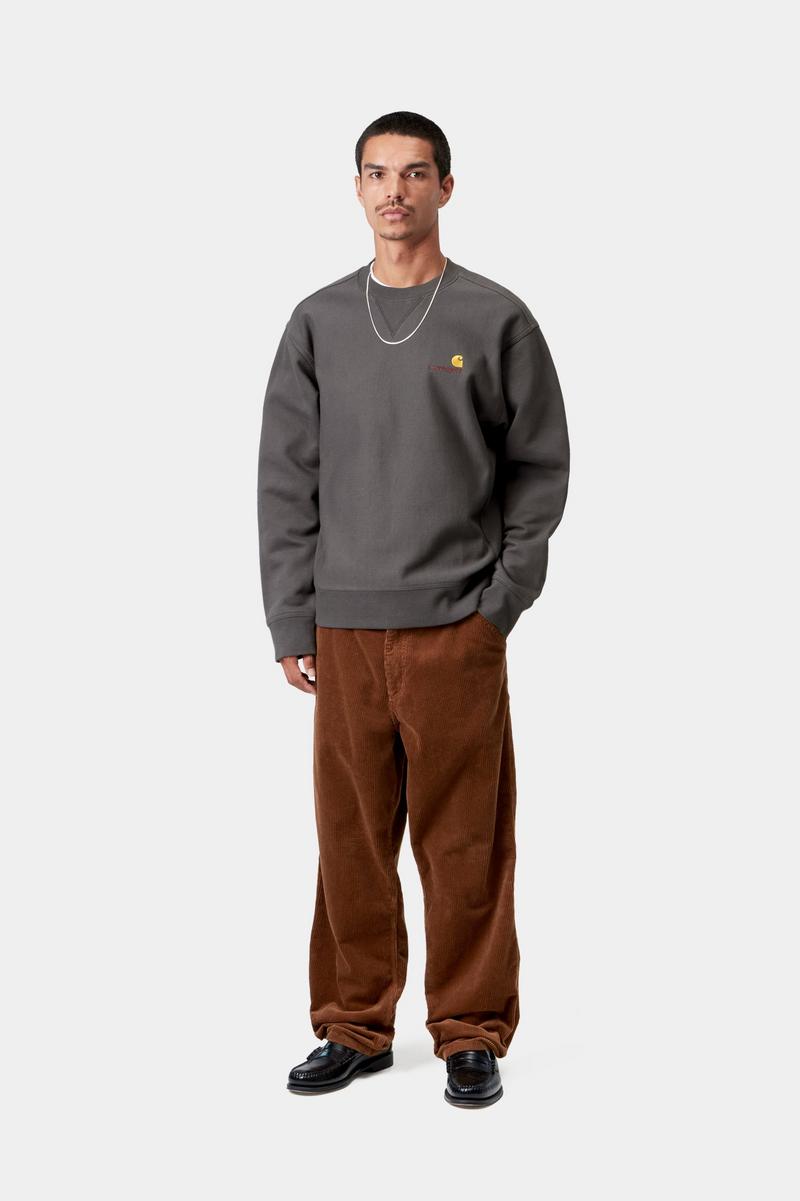 Carhartt American Script Sweatshirt - Graphite