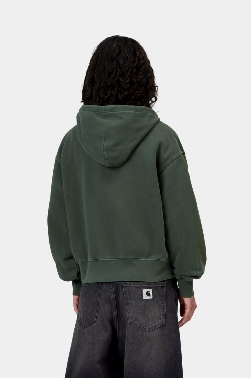 Carhartt Hooded Nelson Jacket - Dark Scarab, Garment dyed