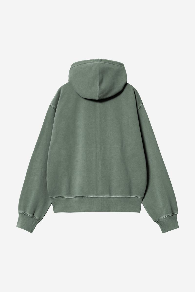 Carhartt Hooded Nelson Jacket - Dark Scarab, Garment dyed