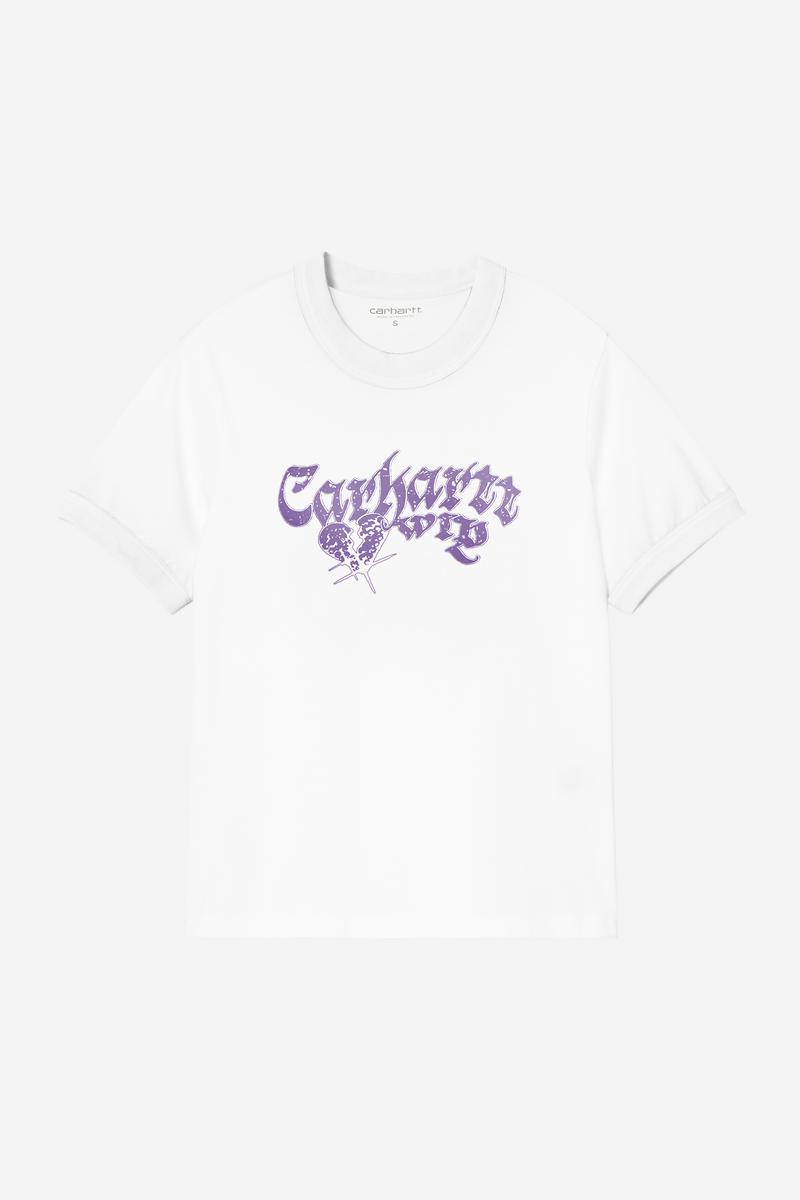 Carhartt S/S Disenchant Ringer T-Shirt - White