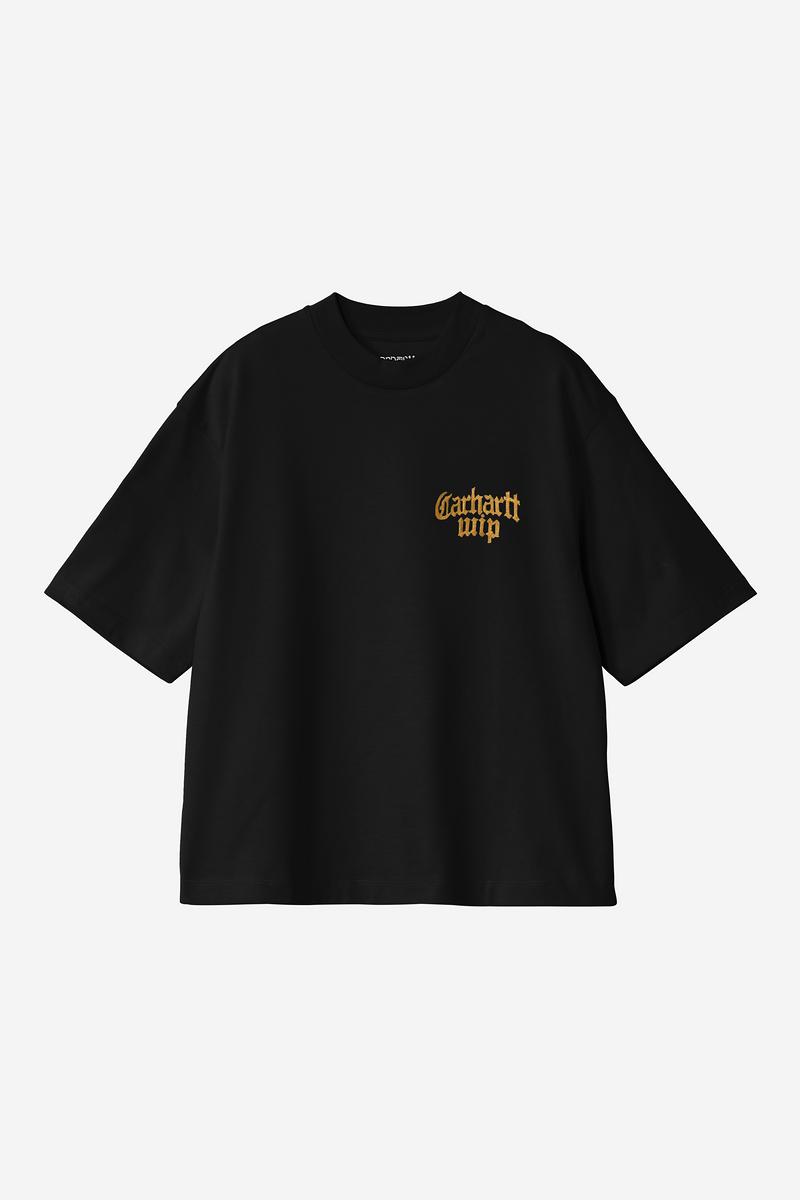 Carhartt S/S Blackletter T-Shirt - Black