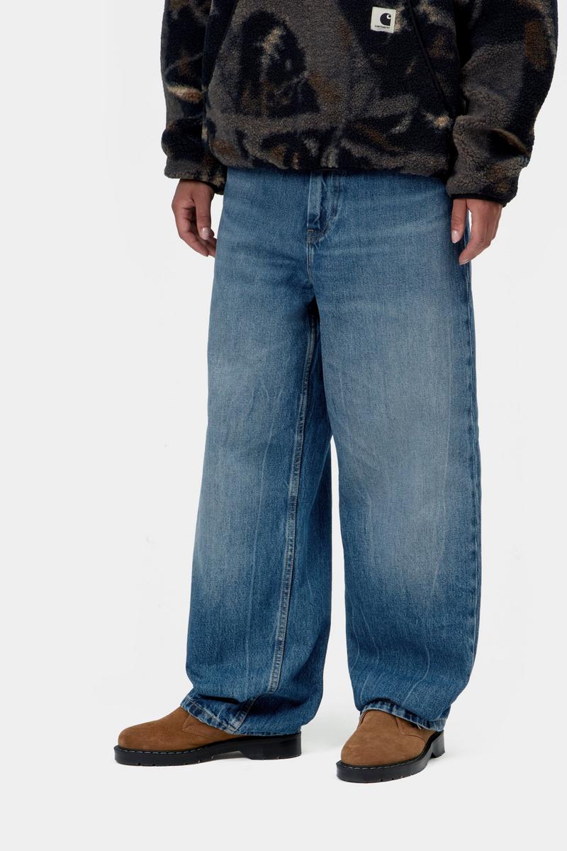 Carhartt Brandon Pant - Blue, Marble used wash