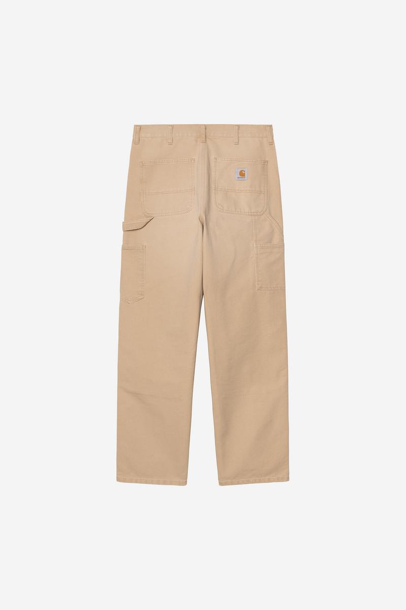 Carhartt Double Knee Pant - Dusty H Brown, Stone canvas