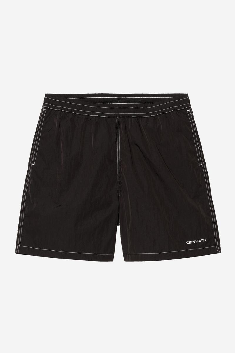 Carhartt Canby Swim Trunks - Black / White