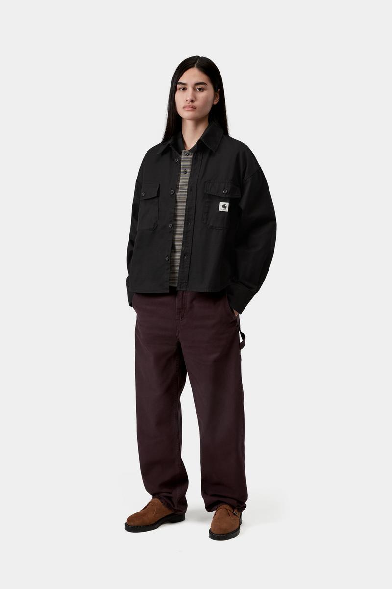 Carhartt Kelly Shirt Jac - Black, Rinsed