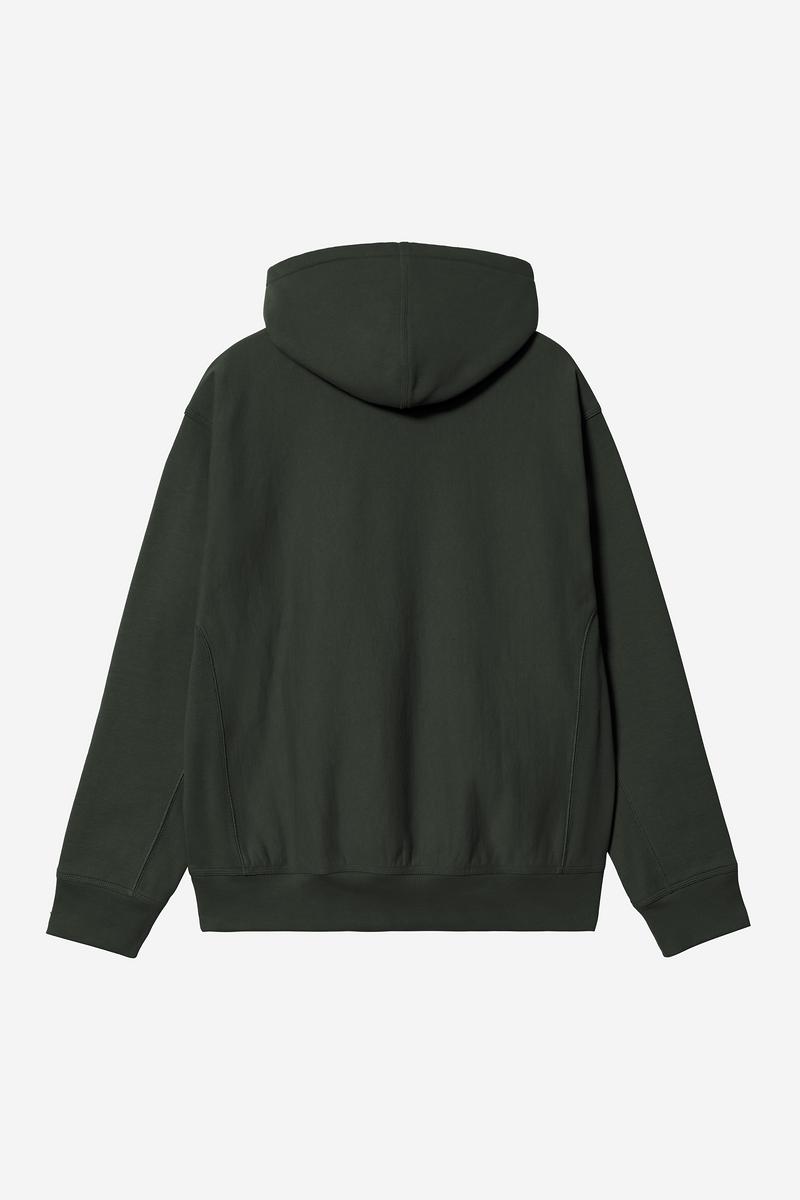 Carhartt Hooded American Script Sweatshirt - Raven