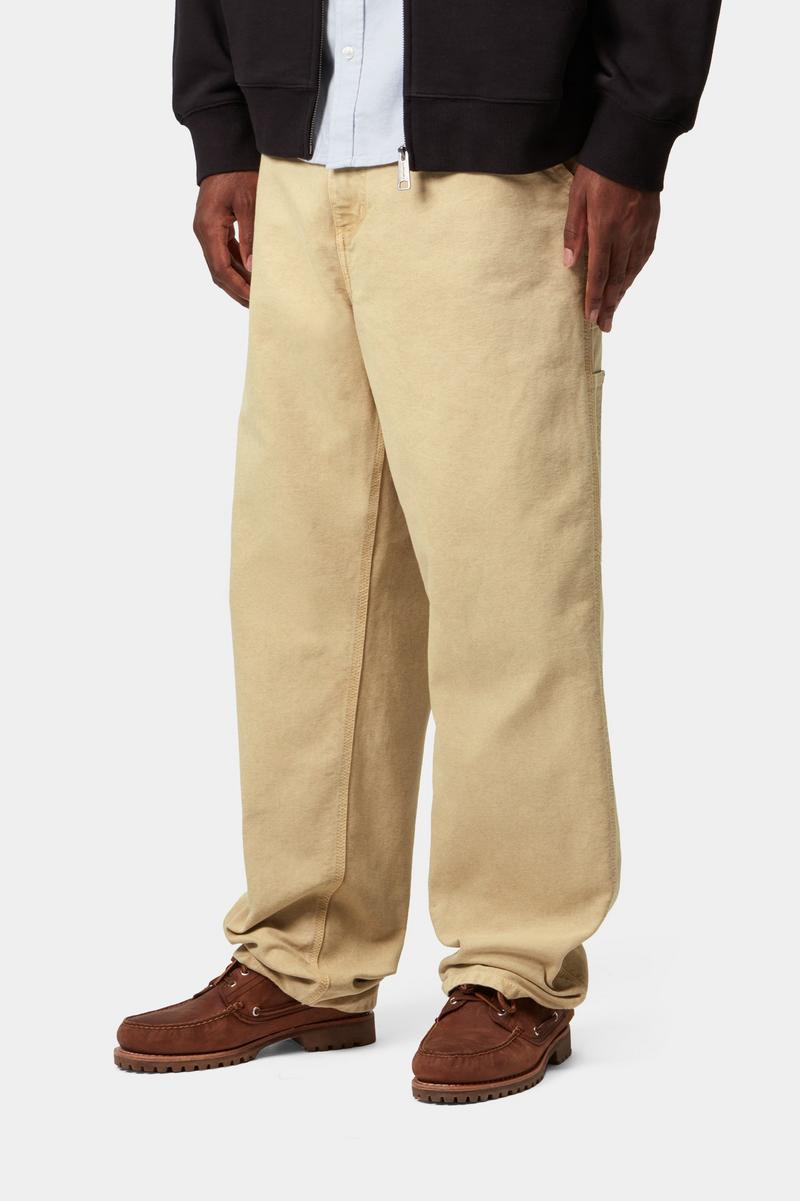 Carhartt Single Knee Pant - Dusty H Brown, Chalk wash