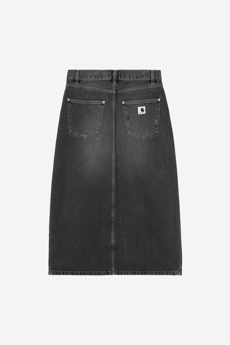 Carhartt Brandon Skirt - Black, Grind wash
