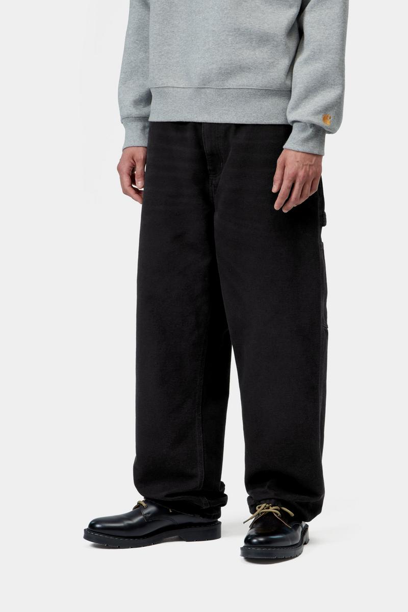 Carhartt Single Knee Pant - Black, Stone canvas