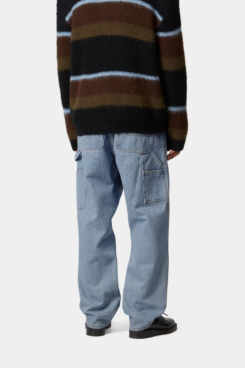 Carhartt Single Knee Pant - Blue, Stone bleached
