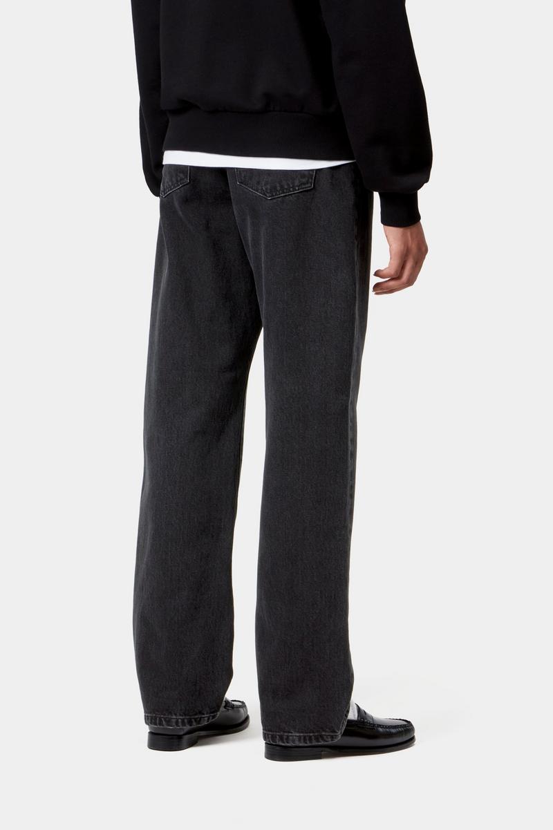Carhartt Noxon Pant - Black, Stone washed