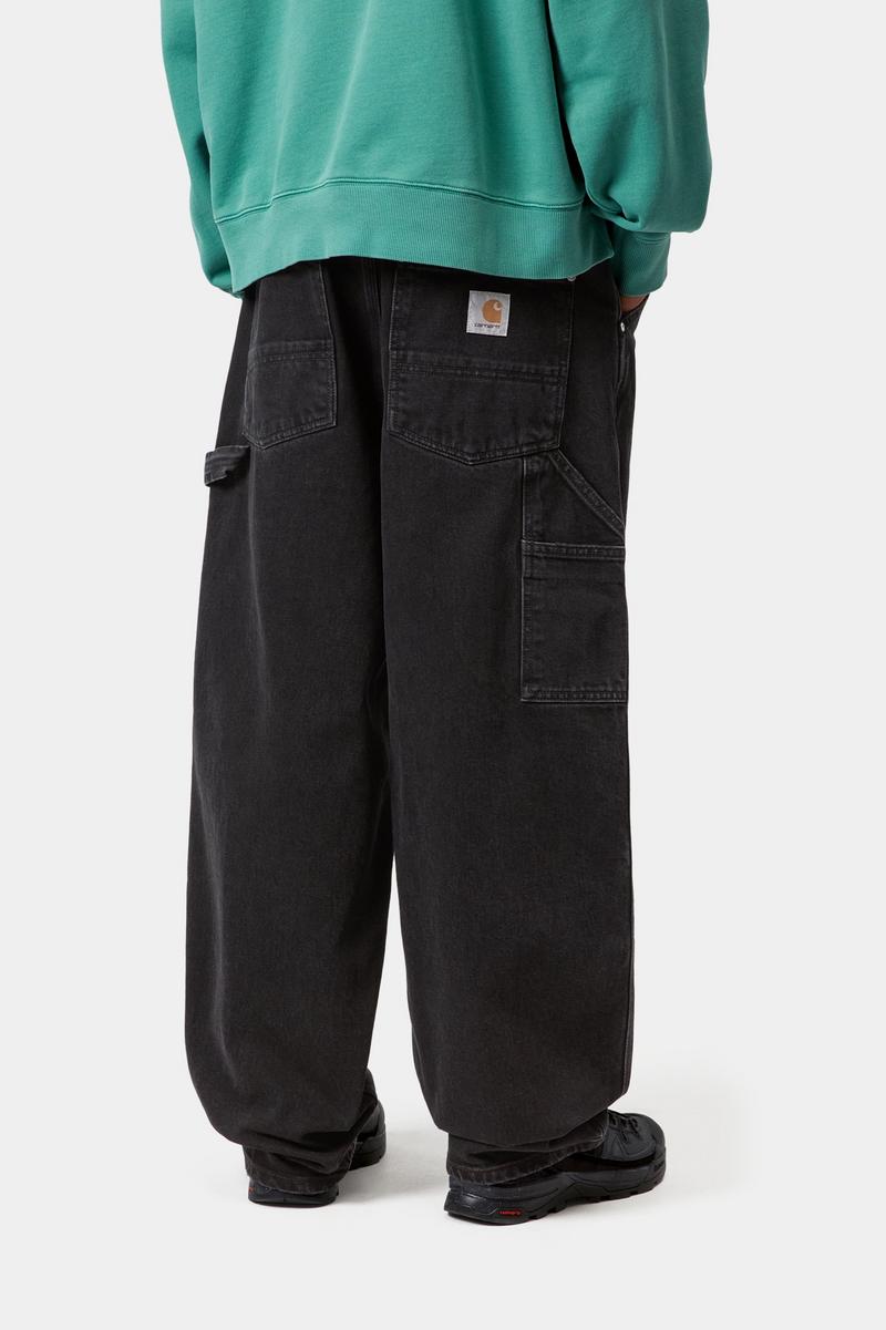 Carhartt Belmont Pant - Black, Stone washed