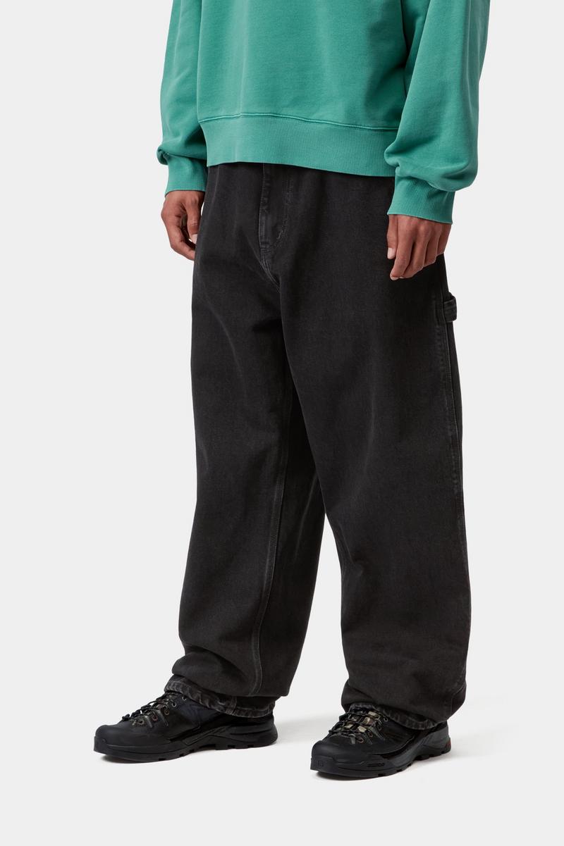 Carhartt Belmont Pant - Black, Stone washed