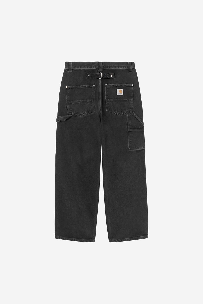 Carhartt Belmont Pant - Black, Stone washed