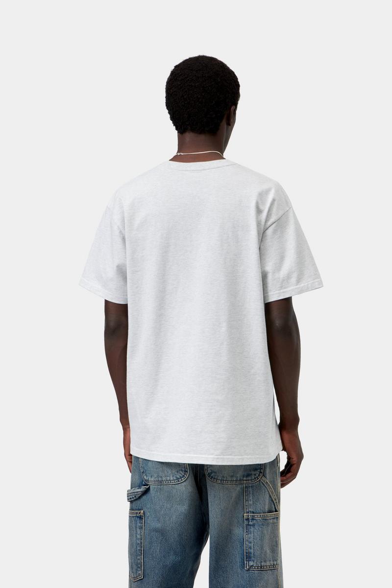 Carhartt S/S Chase T-Shirt - Ash Heather / Gold