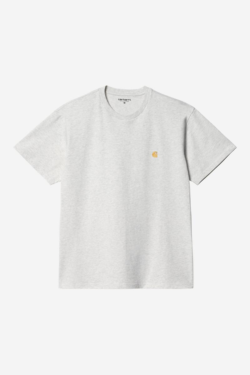 Carhartt S/S Chase T-Shirt - Ash Heather / Gold