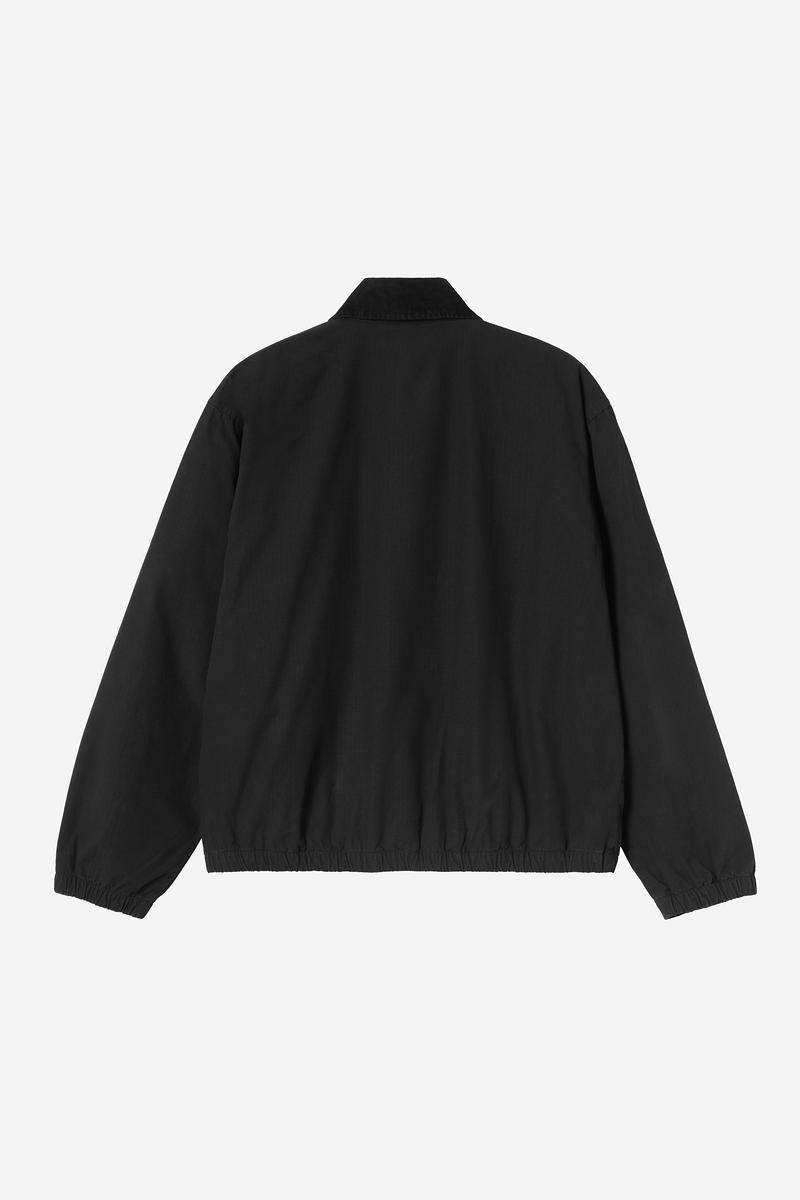 Carhartt Madison Ripstop Jacket - Black / Wax, Garment dyed
