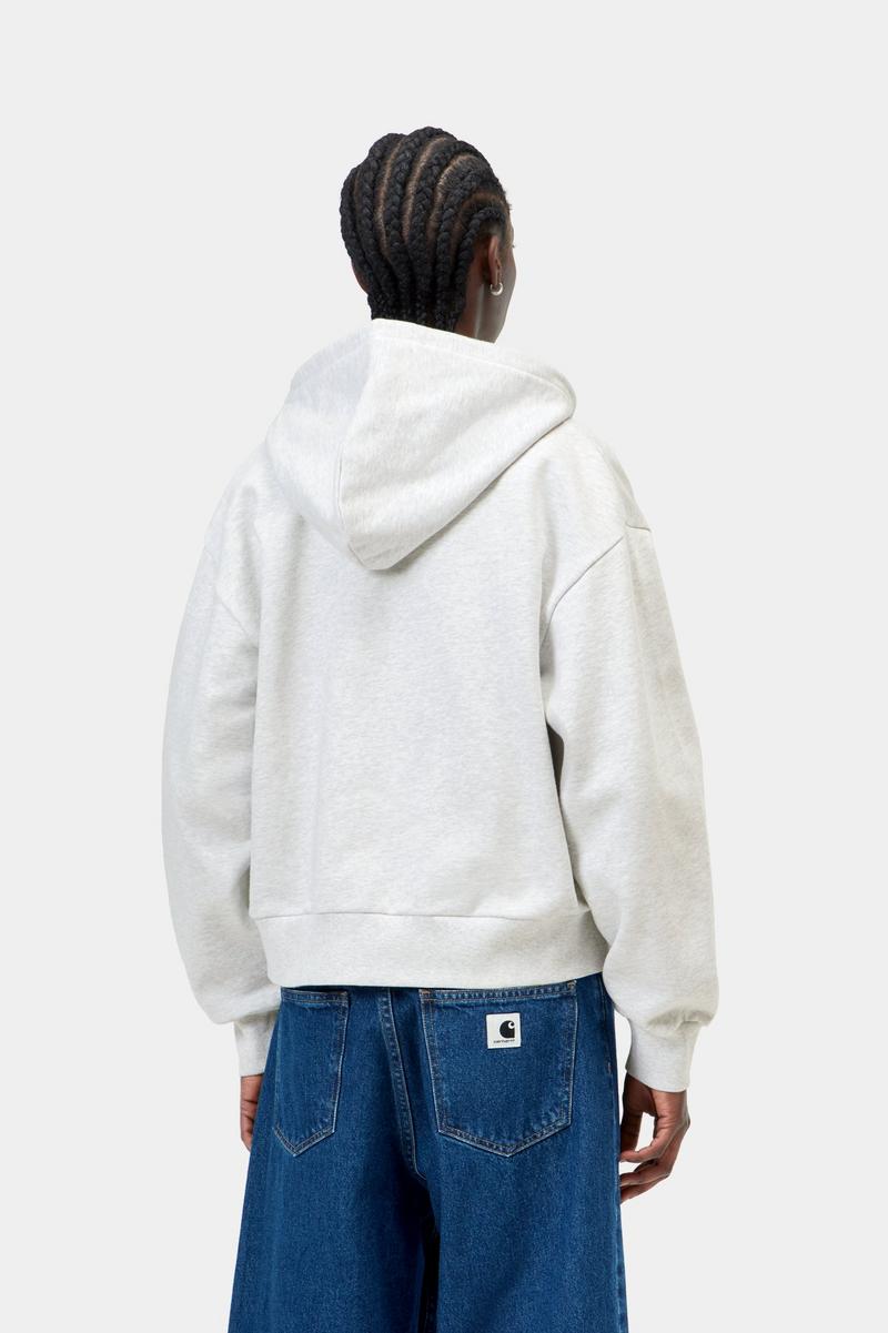 Carhartt Hooded Casey Jacket - Ash Heather / Silver