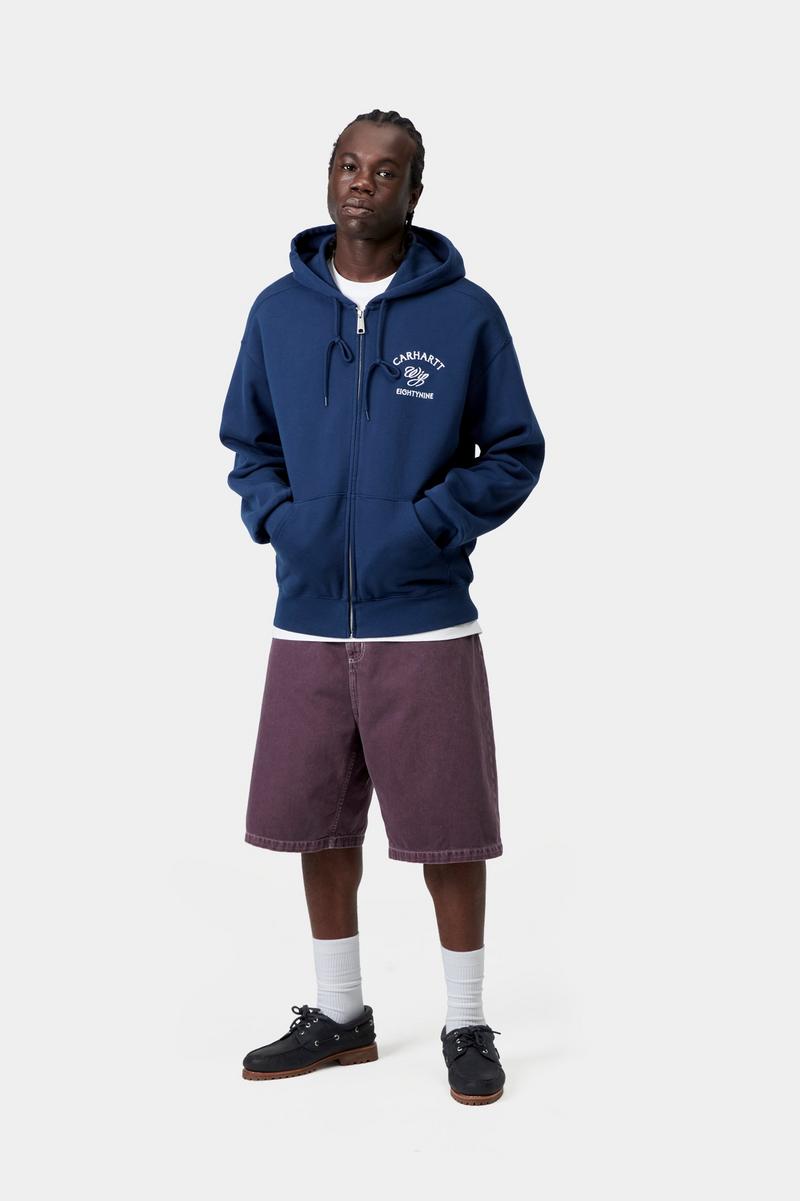 Carhartt Brandon Short - Cozy Purple, Stone dyed