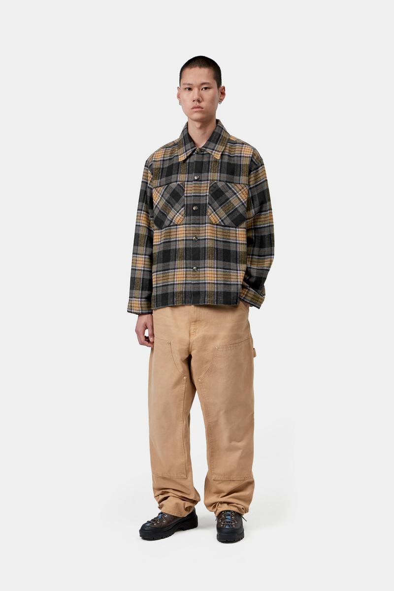 Carhartt L/S Parson Shirt - Parson Check, WIP Dusty H