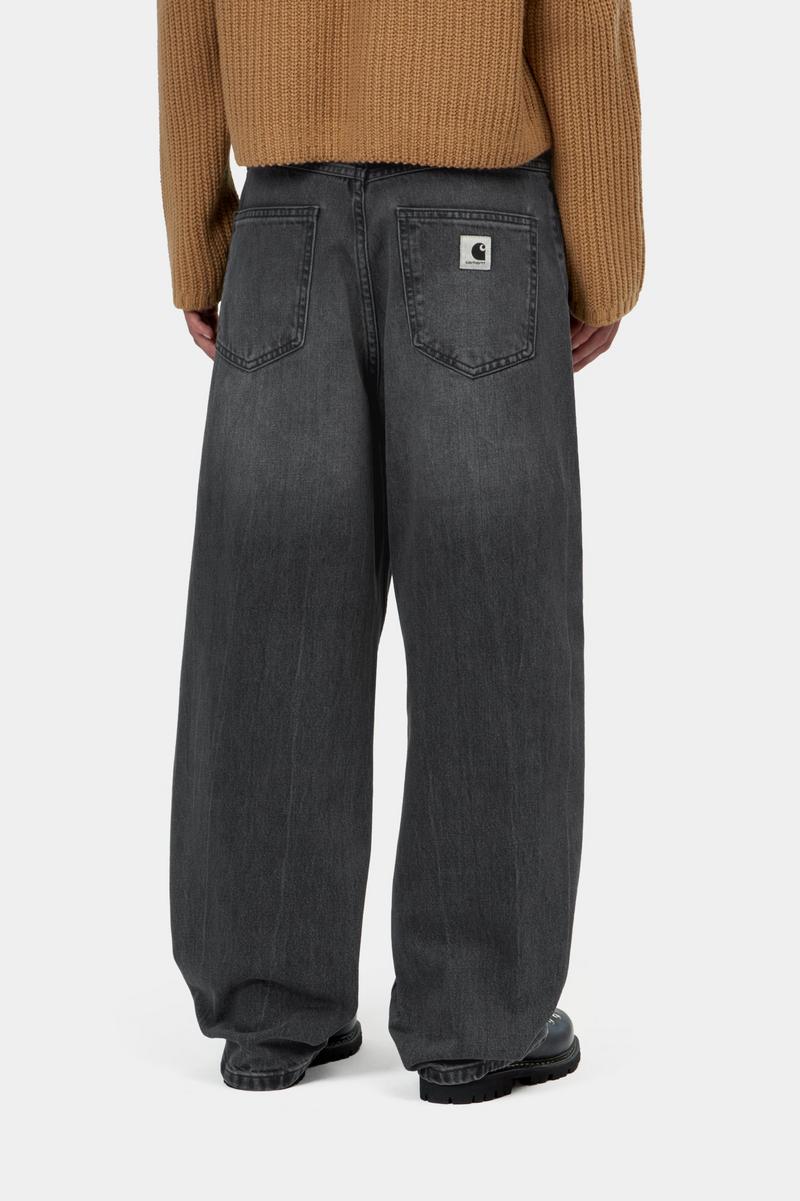 Carhartt Brandon Pant - Black, Marble used wash
