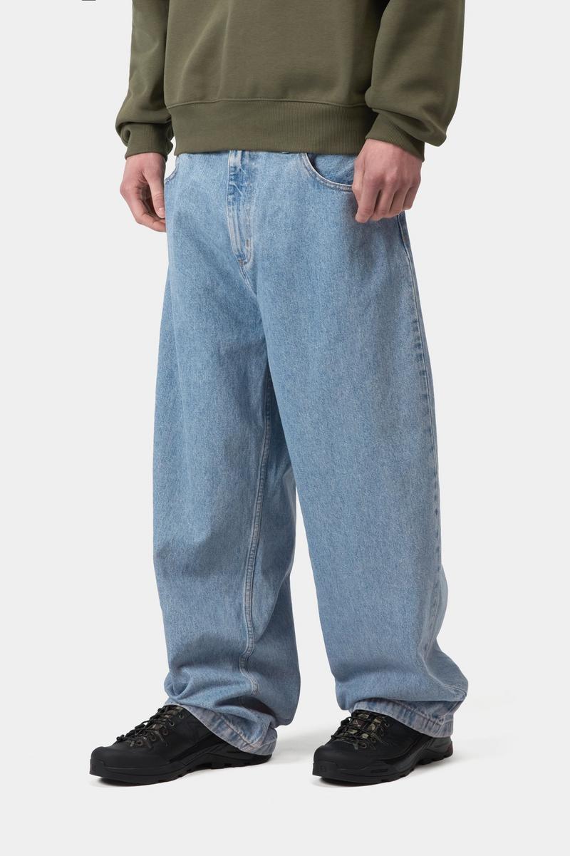Carhartt Brandon Pant - Blue, Stone bleached
